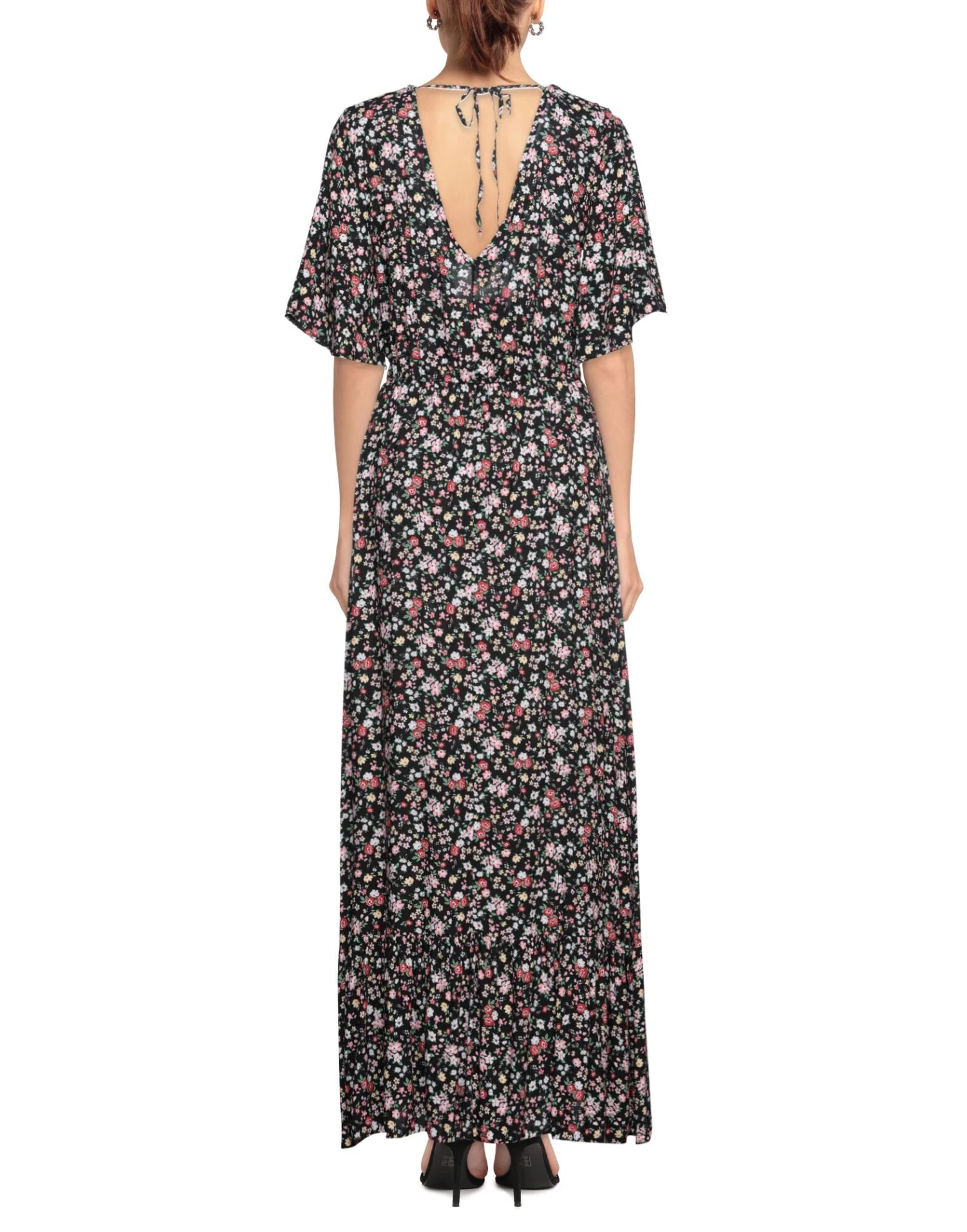 VANESSA SCOTT Long Dress For Women Black 3 VANESSA SCOTT Long Dress For Women Black - Image 3