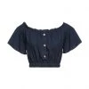 VANESSA SCOTT Top For Women Dark Blue