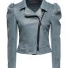 VANESSA SCOTT Biker Jacket For Women Pastel Pink