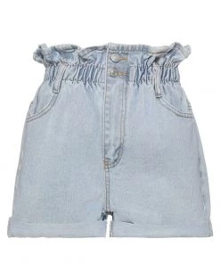 VANESSA SCOTT Denim Shorts For Women Blue