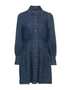 VANESSA SCOTT Denim Dress For Women Blue