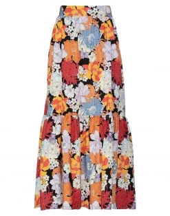 VANESSA SCOTT Maxi Skirts For Women Black