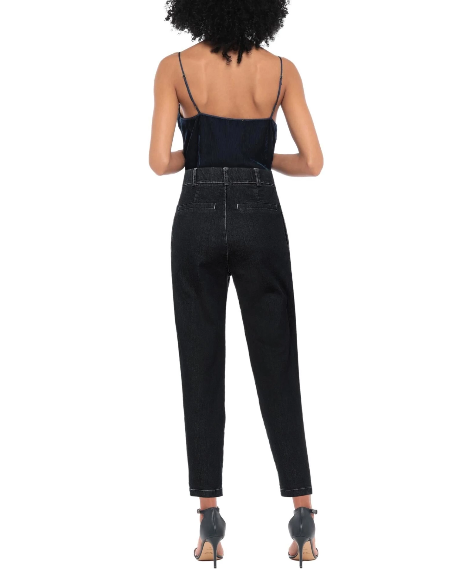 VANESSA SCOTT Denim Pants For Women Black 3 VANESSA SCOTT Denim Pants For Women Black - Image 3