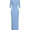 VANESSA SCOTT Long Dress For Women Sky Blue