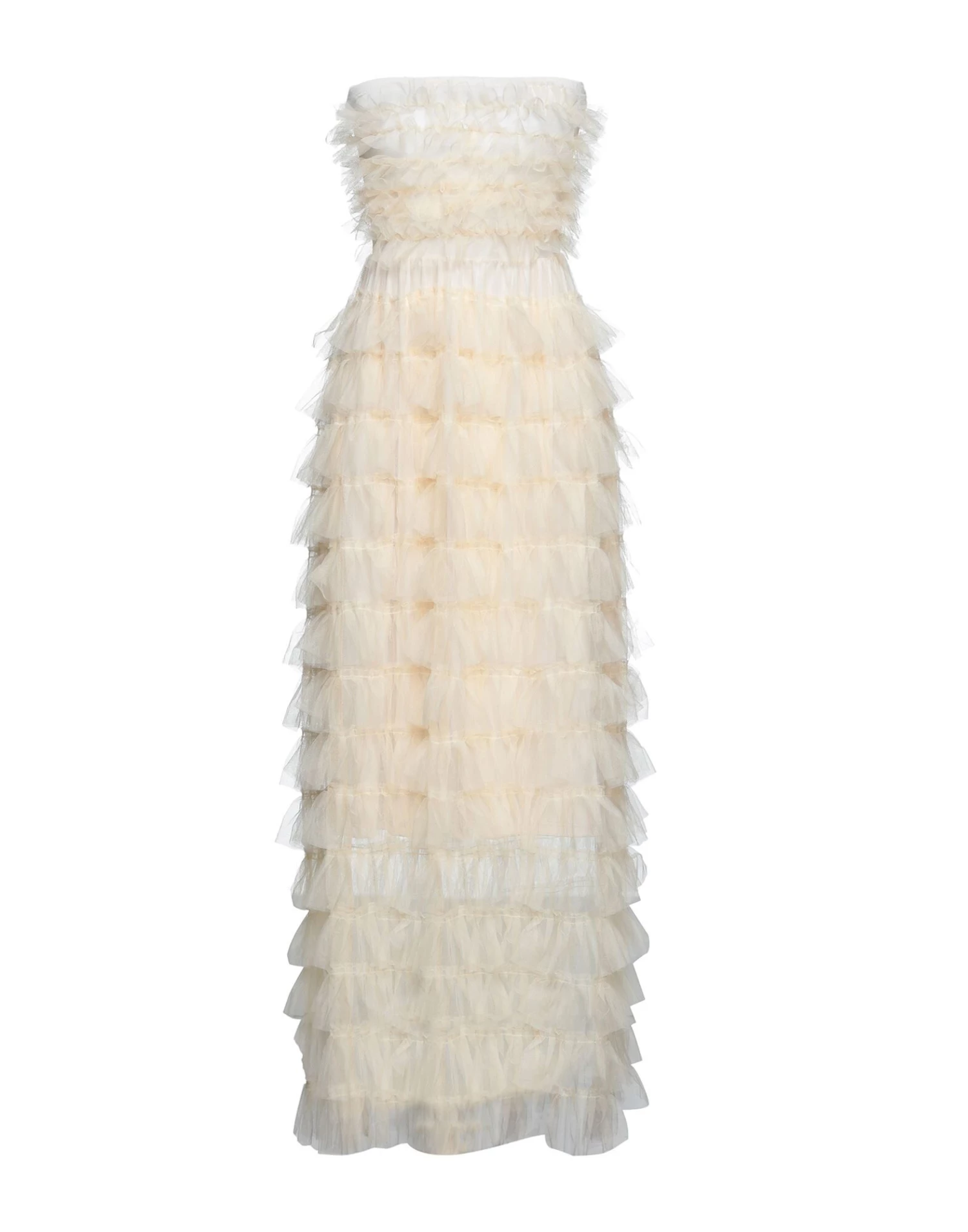 VANESSA SCOTT Long Dress For Women Beige 1 VANESSA SCOTT Long Dress For Women Beige