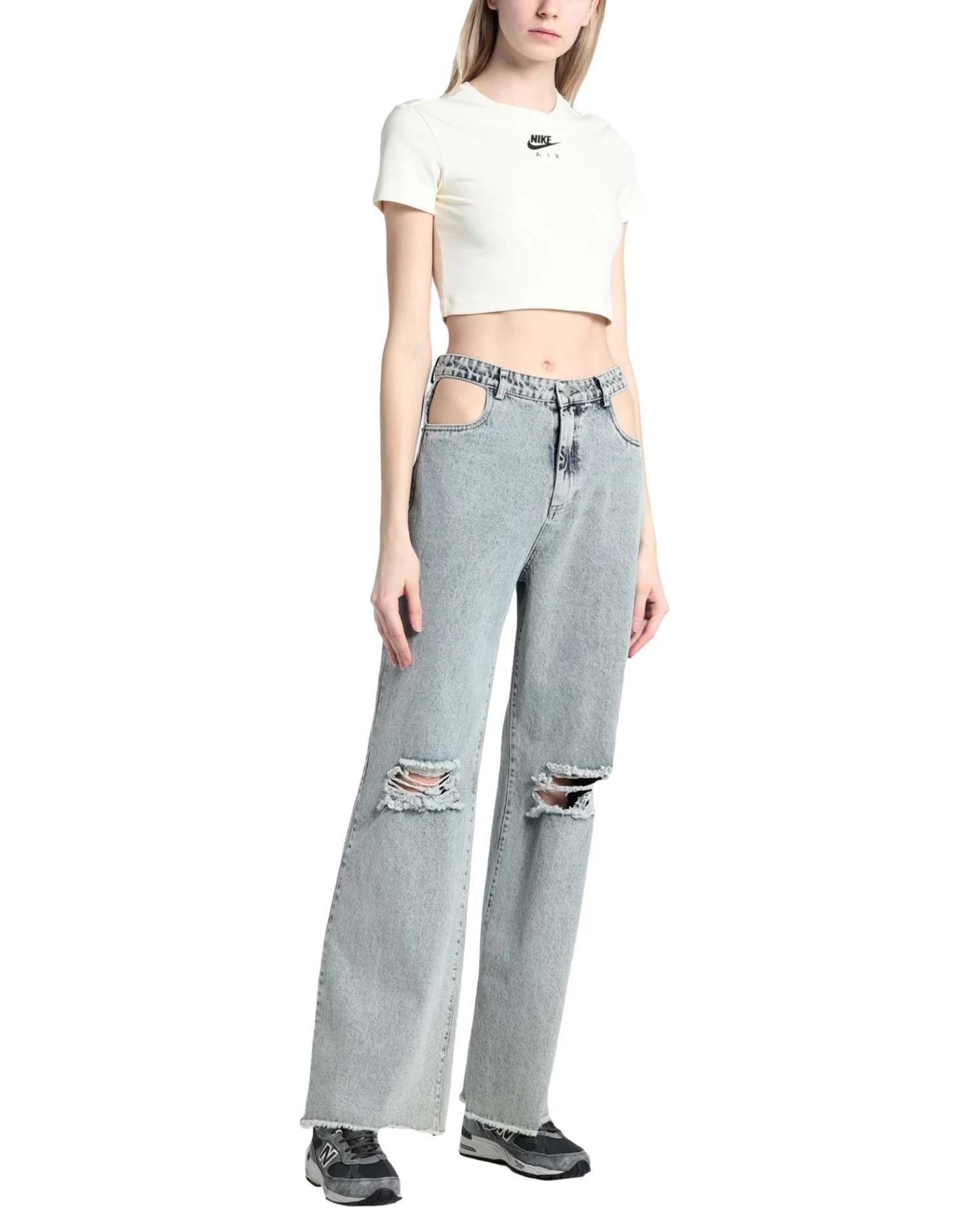 VANESSA SCOTT Denim Pants For Women Blue 2 VANESSA SCOTT Denim Pants For Women Blue - Image 2