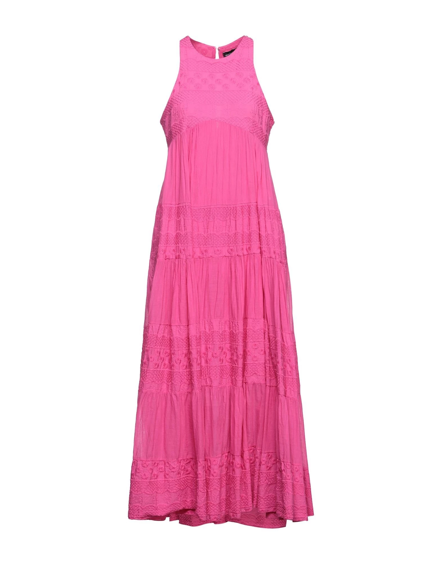 VANESSA SCOTT Long Dress For Women Fuchsia 1 VANESSA SCOTT Long Dress For Women Fuchsia