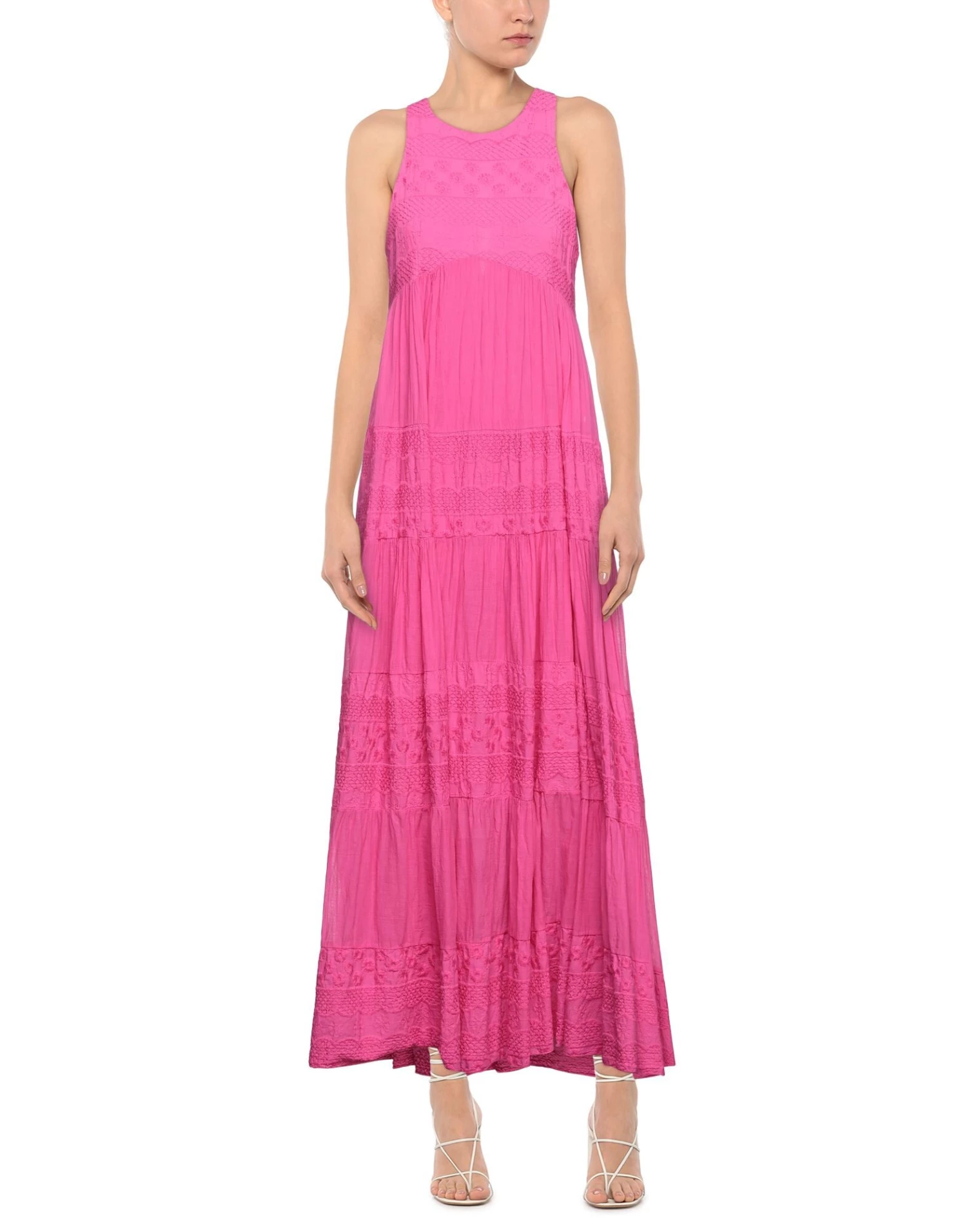 VANESSA SCOTT Long Dress For Women Fuchsia 2 VANESSA SCOTT Long Dress For Women Fuchsia - Image 2