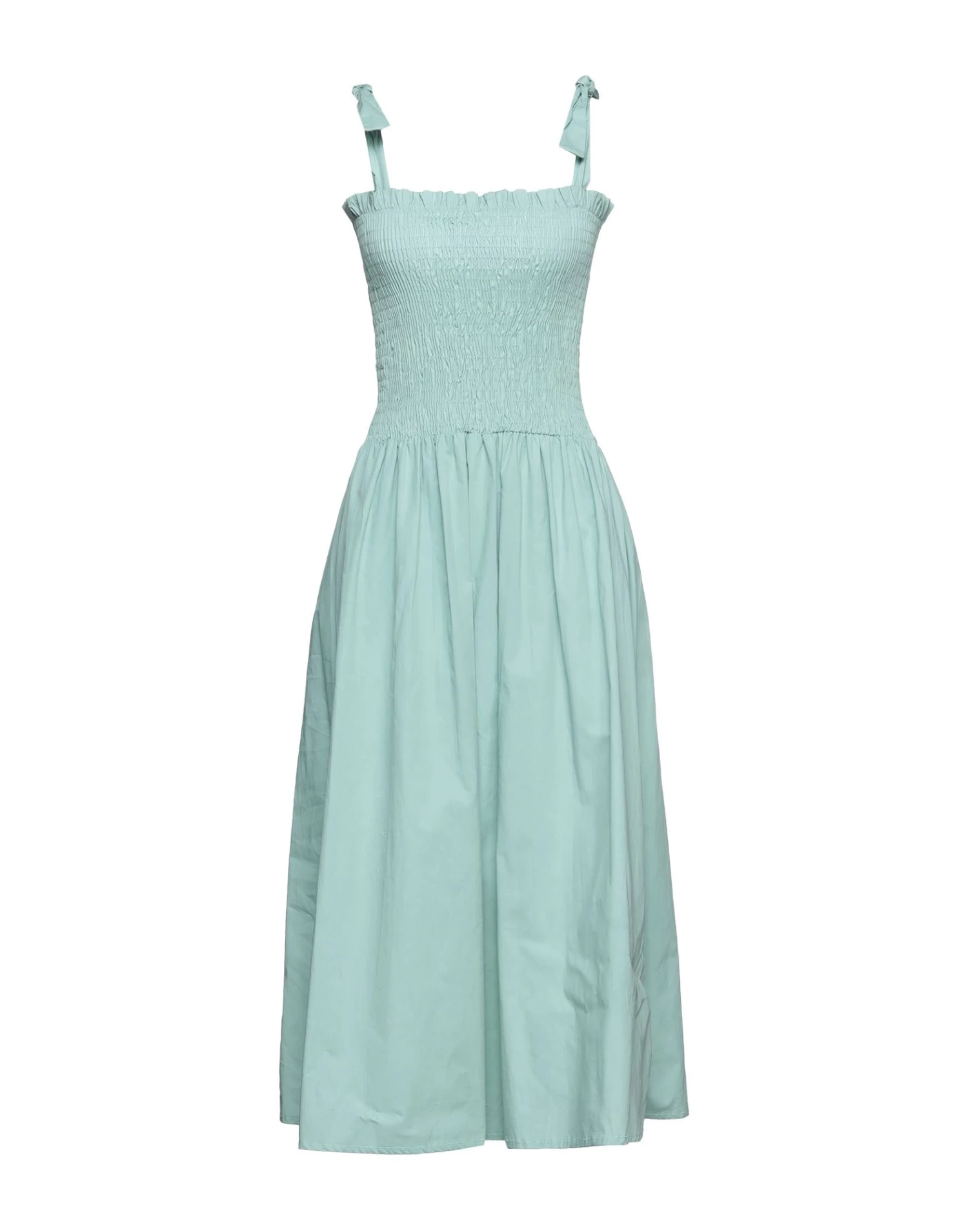 VANESSA SCOTT Midi Dress For Women Light Green 1 VANESSA SCOTT Midi Dress For Women Light Green