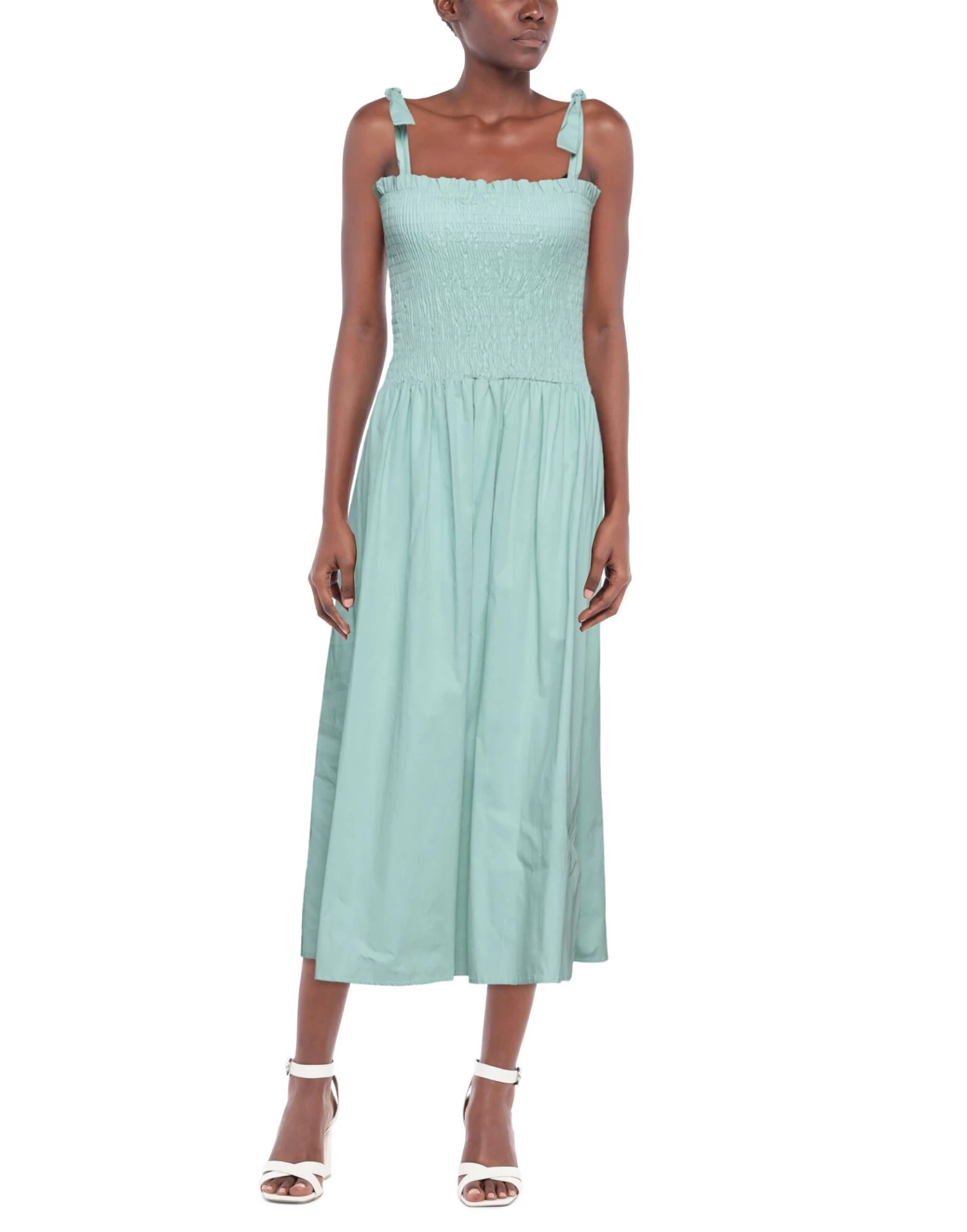 VANESSA SCOTT Midi Dress For Women Light Green 2 VANESSA SCOTT Midi Dress For Women Light Green - Image 2