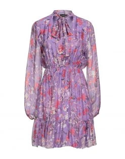VANESSA SCOTT Short Dress For Women Purple