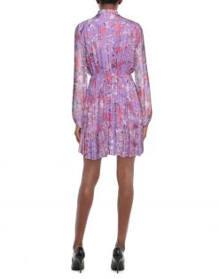 VANESSA SCOTT Short Dress For Women Purple -VANESSA SCOTT Sales Shop unnamed file 1205