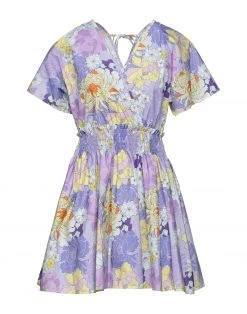 VANESSA SCOTT Short Dress For Women Lilac