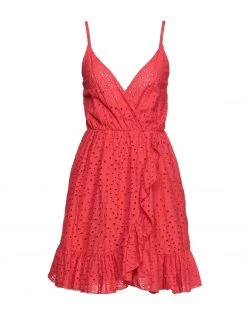 VANESSA SCOTT Short Dress For Women Red