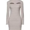VANESSA SCOTT Short Dress For Women Beige