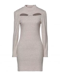 VANESSA SCOTT Short Dress For Women Beige