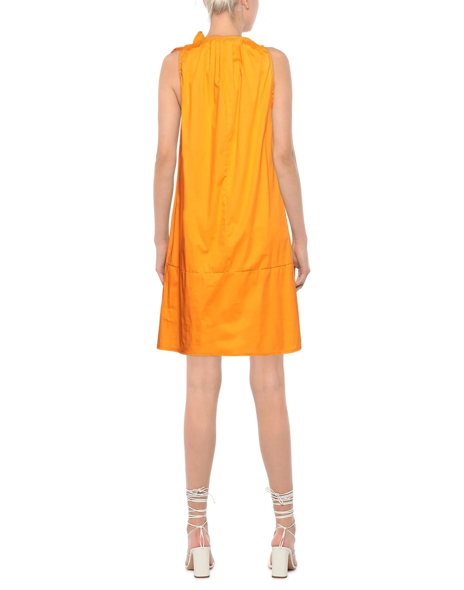VANESSA SCOTT Short Dress For Women Orange 3 VANESSA SCOTT Short Dress For Women Orange - Image 3