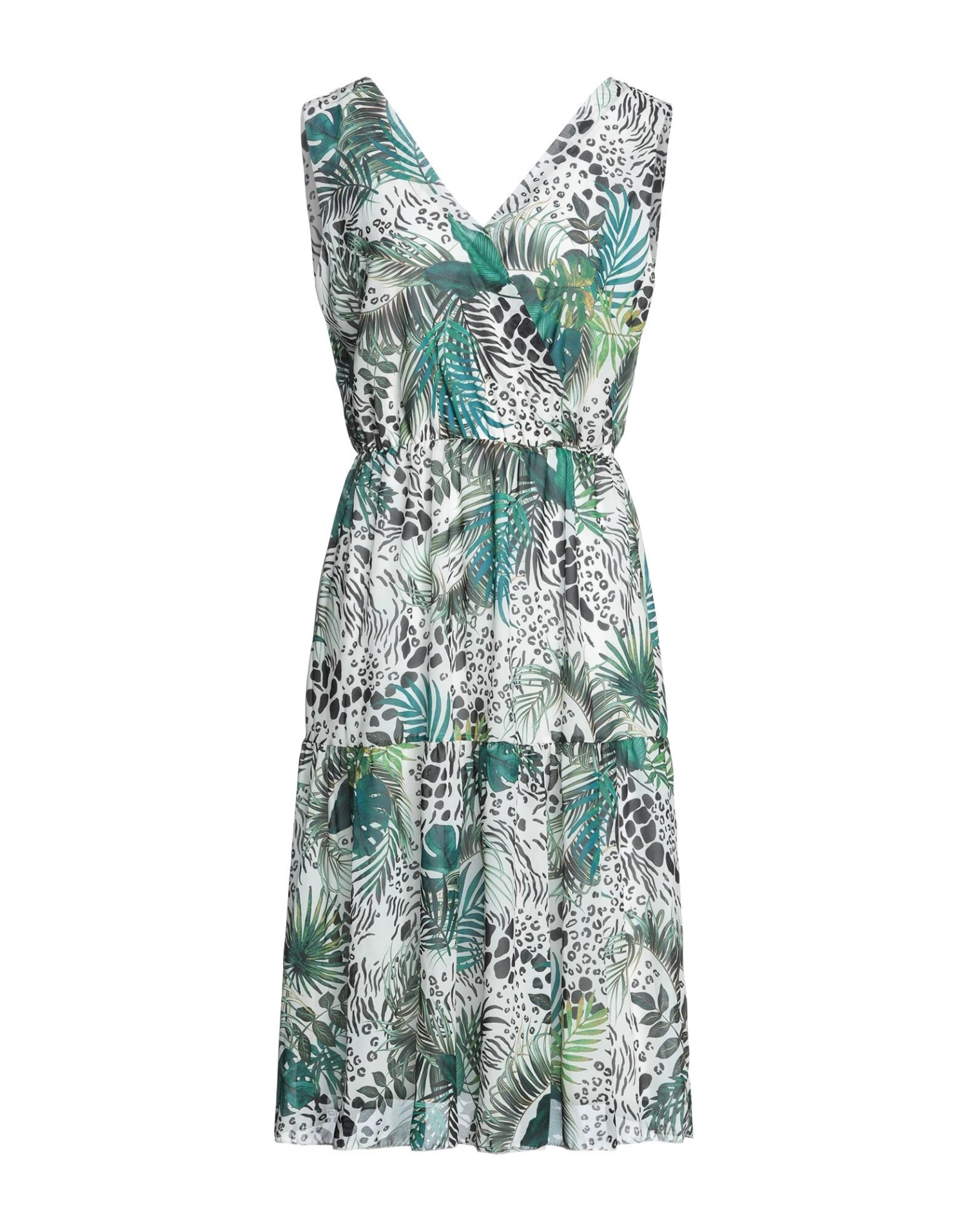 VANESSA SCOTT Midi Dress For Women White 1 VANESSA SCOTT Midi Dress For Women White