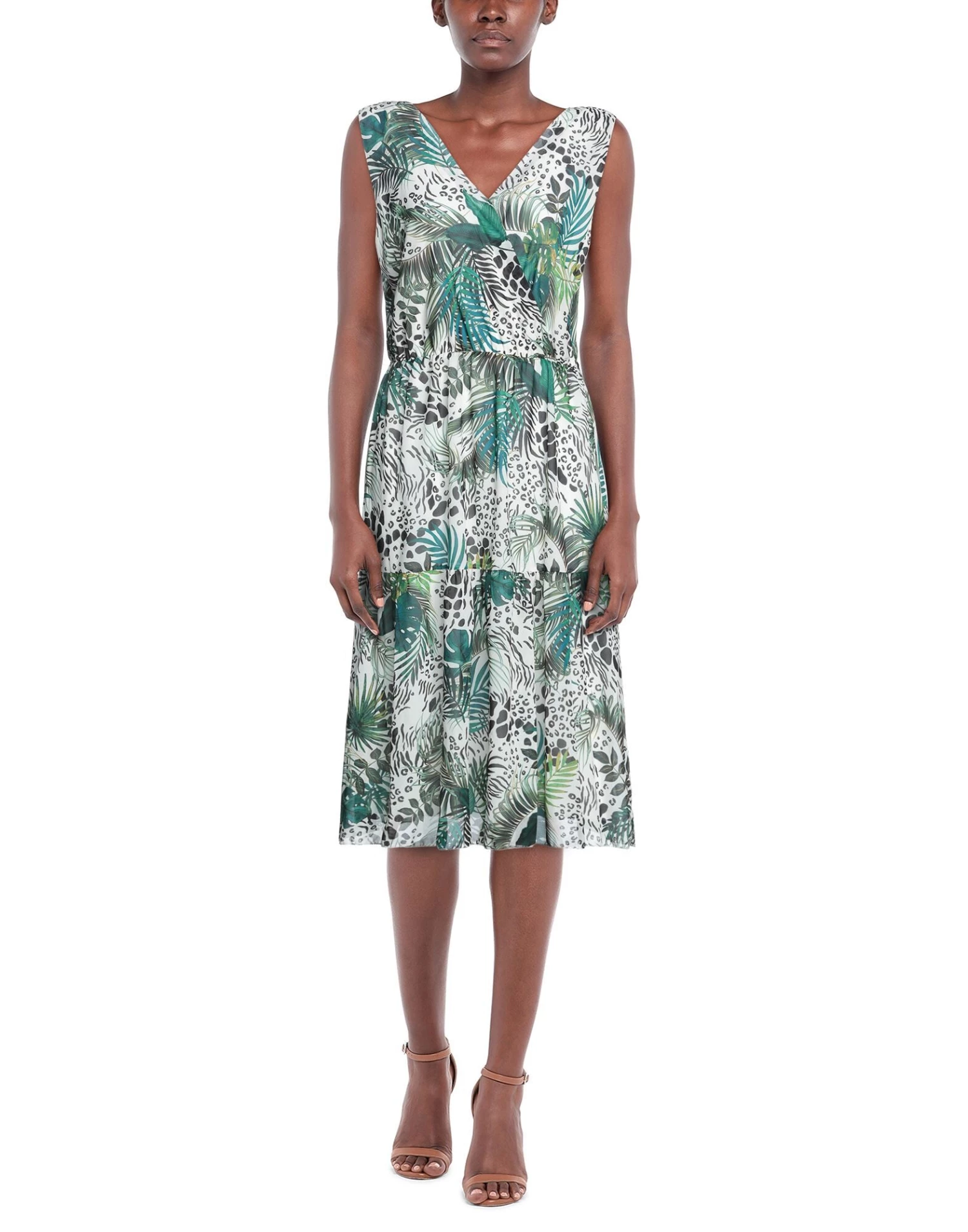 VANESSA SCOTT Midi Dress For Women White 2 VANESSA SCOTT Midi Dress For Women White - Image 2