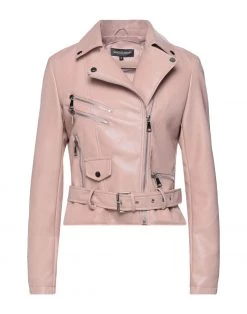 VANESSA SCOTT Biker Jacket For Women Blush
