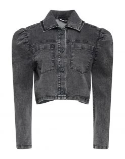VANESSA SCOTT Denim Jacket For Women Black