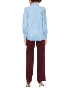 VANESSA SCOTT Solid Color Shirts & Blouses For Women Sky Blue -VANESSA SCOTT Sales Shop unnamed file 1322