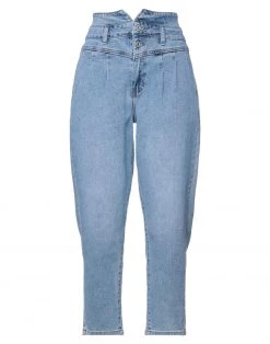 VANESSA SCOTT Denim Pants For Women Blue
