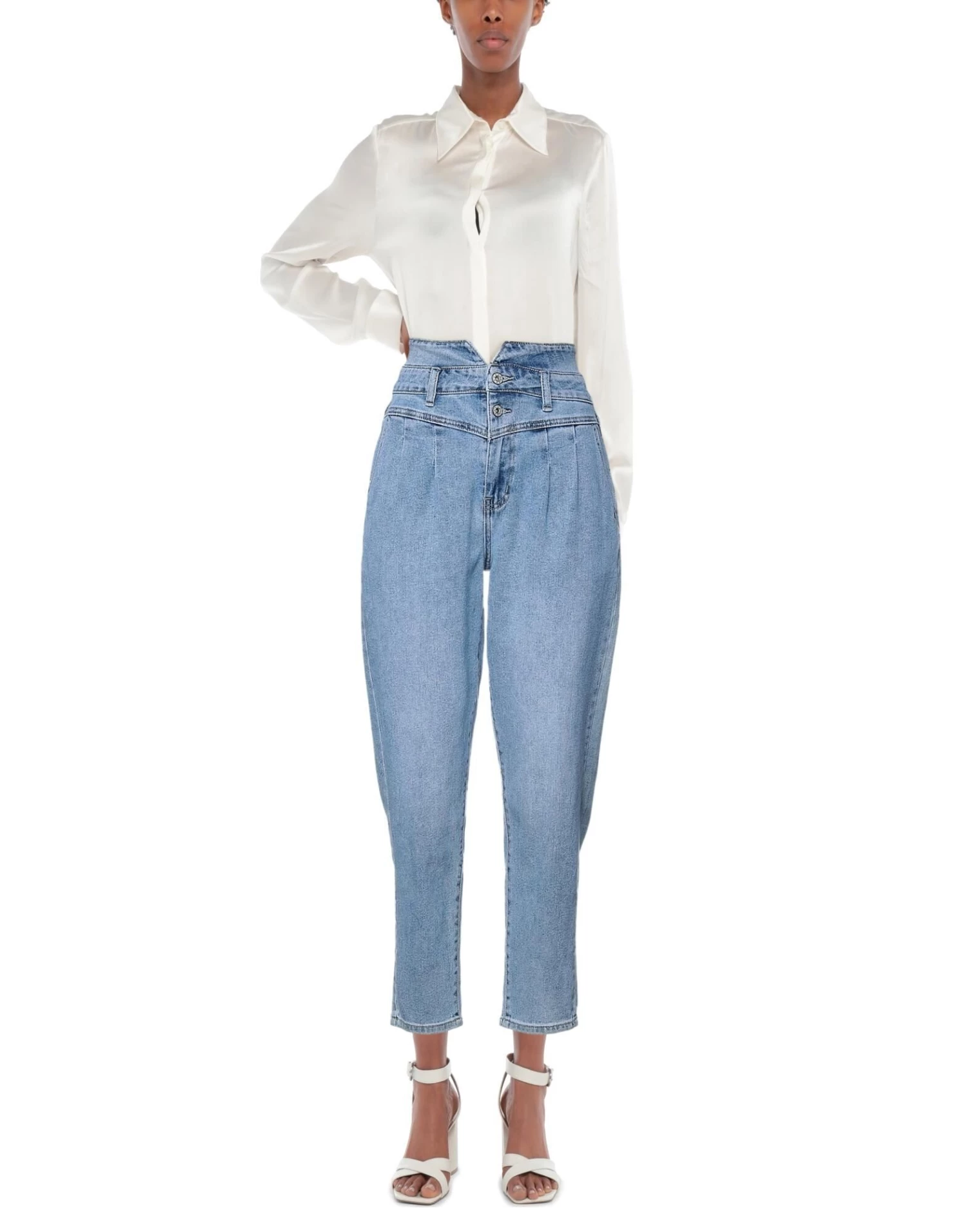 VANESSA SCOTT Denim Pants For Women Blue 2 VANESSA SCOTT Denim Pants For Women Blue - Image 2