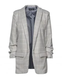 VANESSA SCOTT Blazer For Women Light Grey