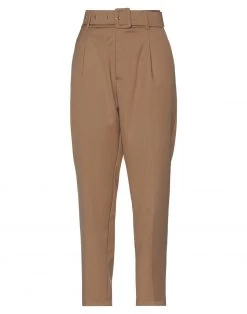VANESSA SCOTT Casual Pants For Women Camel