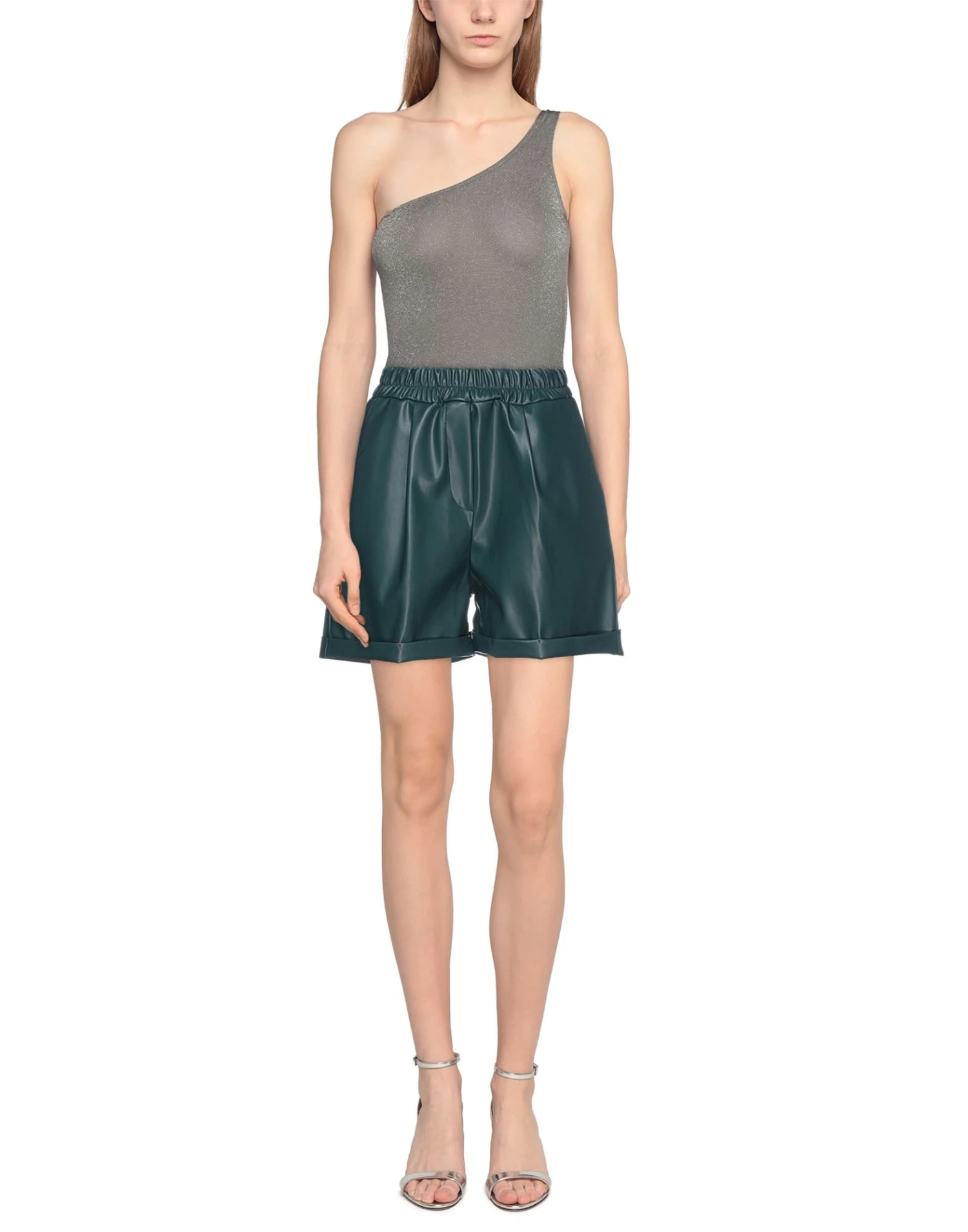 VANESSA SCOTT Shorts & Bermuda For Women Deep Jade 2 VANESSA SCOTT Shorts & Bermuda For Women Deep Jade - Image 2