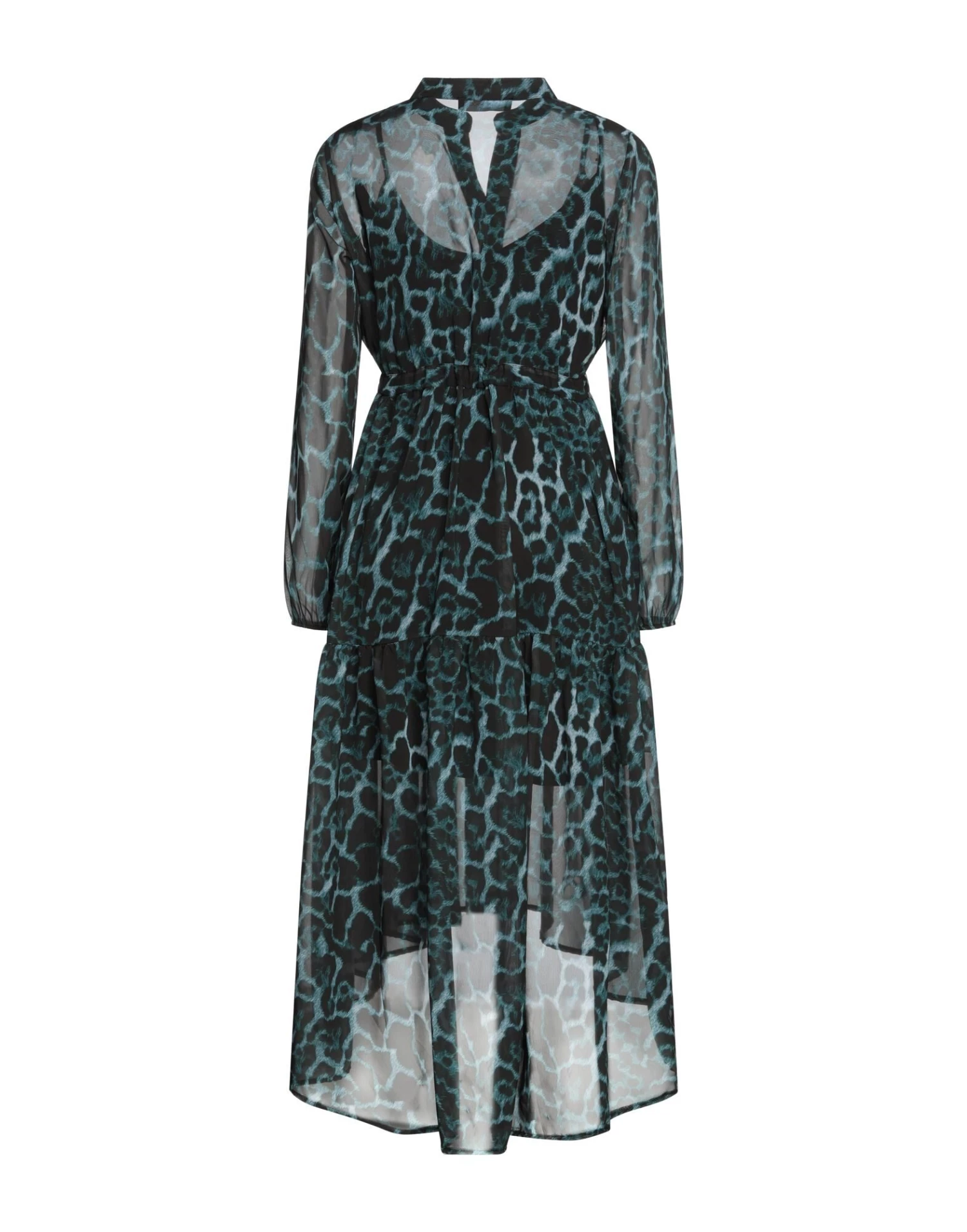 VANESSA SCOTT Midi Dress For Women Dark Green 2 VANESSA SCOTT Midi Dress For Women Dark Green - Image 2