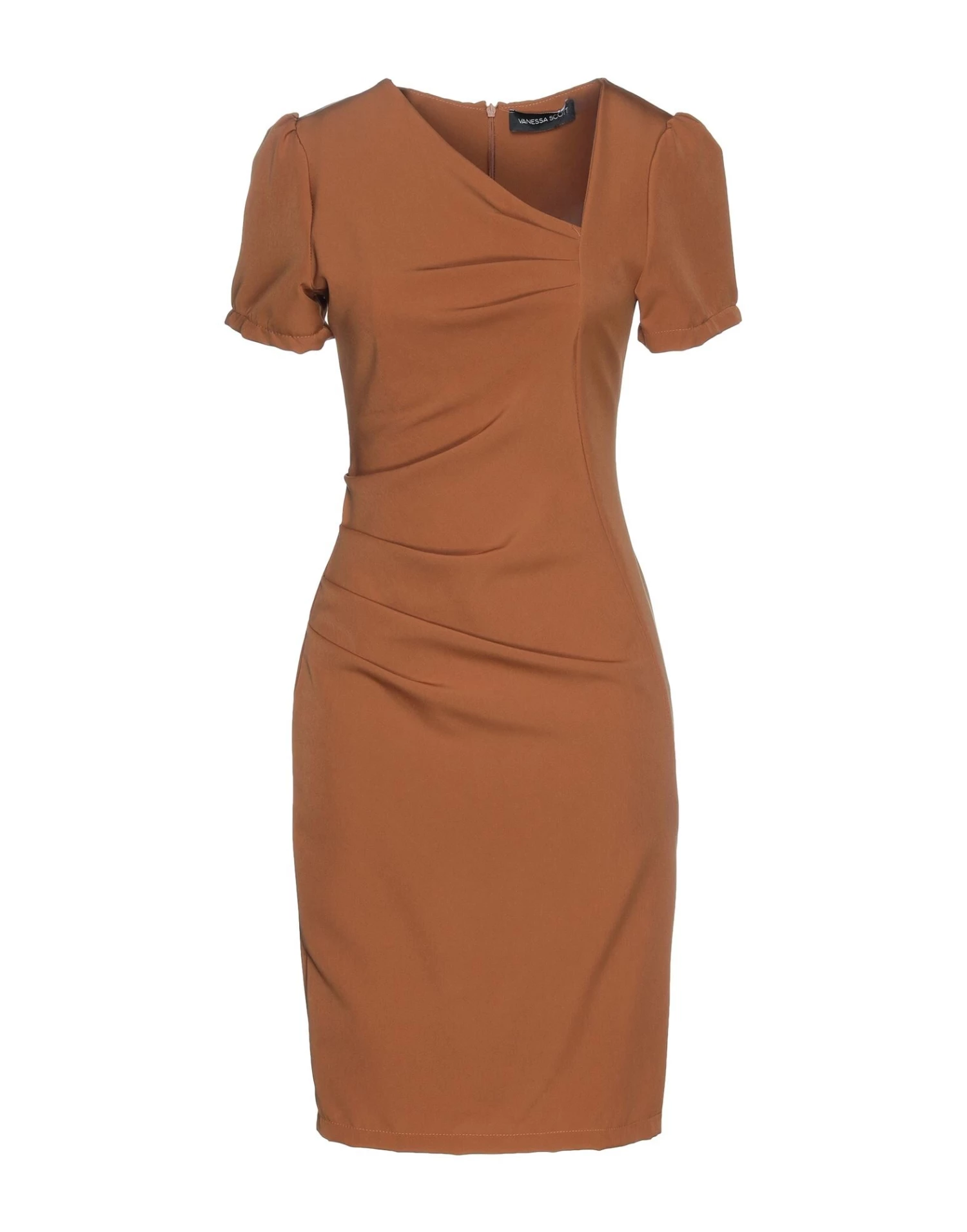 VANESSA SCOTT Midi Dress For Women Camel 5 VANESSA SCOTT Midi Dress For Women Camel - Image 5