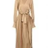 VANESSA SCOTT Midi Dress For Women Beige