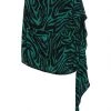 VANESSA SCOTT Mini Skirt For Women Dark Green