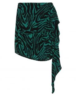 VANESSA SCOTT Mini Skirt For Women Dark Green