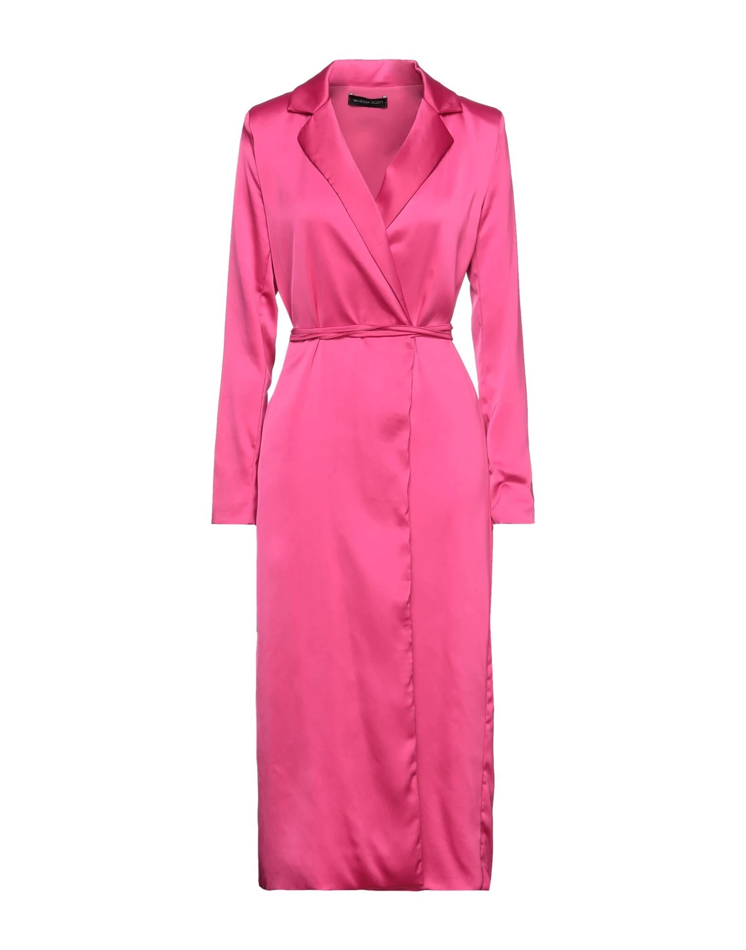 VANESSA SCOTT Midi Dress For Women Fuchsia 1 VANESSA SCOTT Midi Dress For Women Fuchsia