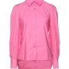 VANESSA SCOTT Solid Color Shirts & Blouses For Women Pink