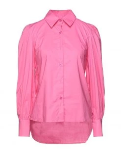 VANESSA SCOTT Solid Color Shirts & Blouses For Women Pink