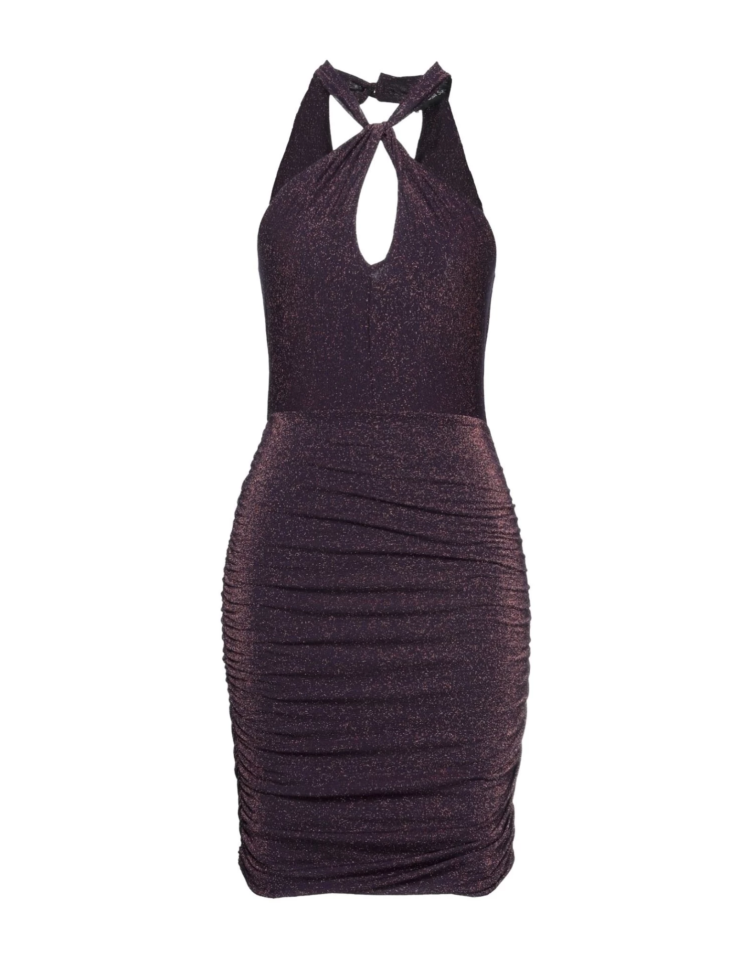 VANESSA SCOTT Short Dress For Women Deep Purple 6 VANESSA SCOTT Short Dress For Women Deep Purple - Image 6