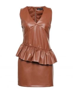 VANESSA SCOTT Short Dress For Women Beige