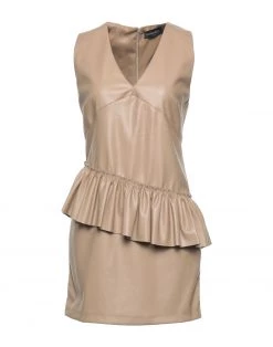 VANESSA SCOTT Short Dress For Women Beige -VANESSA SCOTT Sales Shop unnamed file 1562