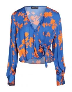 VANESSA SCOTT Floral Shirts & Blouses For Women Bright Blue -VANESSA SCOTT Sales Shop unnamed file 1570