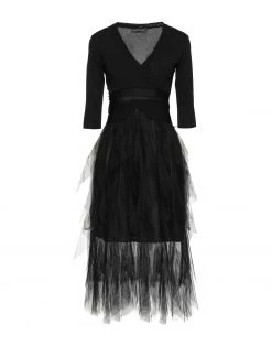 VANESSA SCOTT Midi Dress For Women Black