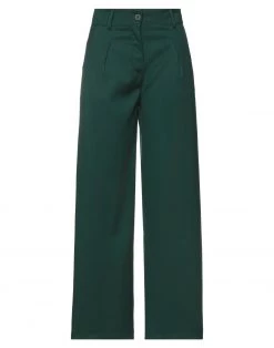 VANESSA SCOTT Casual Pants For Women Dark Green