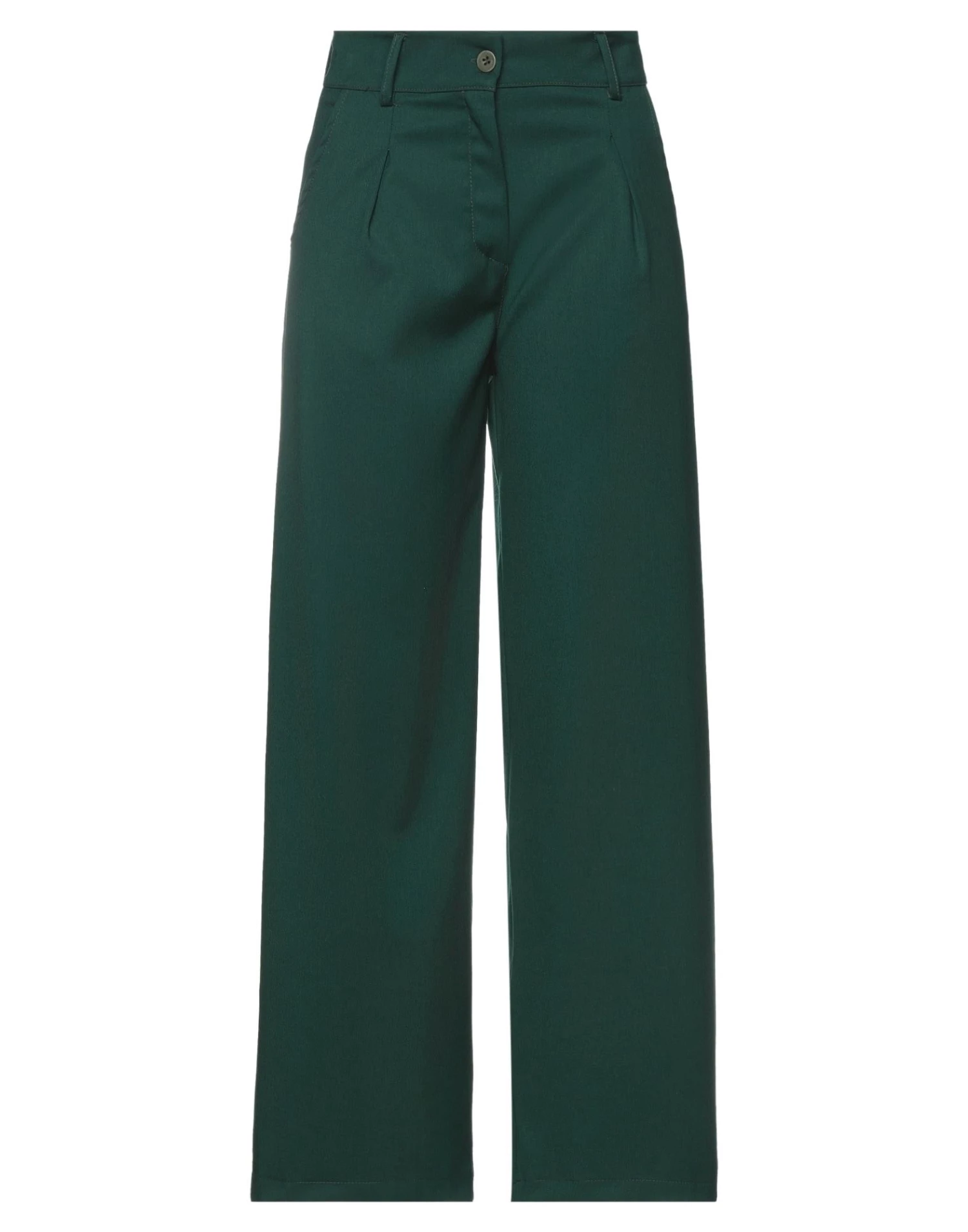VANESSA SCOTT Casual Pants For Women Dark Green 1 VANESSA SCOTT Casual Pants For Women Dark Green