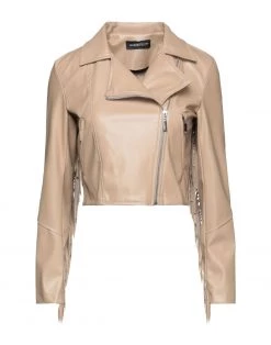 VANESSA SCOTT Biker Jacket For Women Brown -VANESSA SCOTT Sales Shop unnamed file 1664
