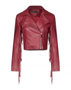 VANESSA SCOTT Biker Jacket For Women Brown -VANESSA SCOTT Sales Shop unnamed file 1666