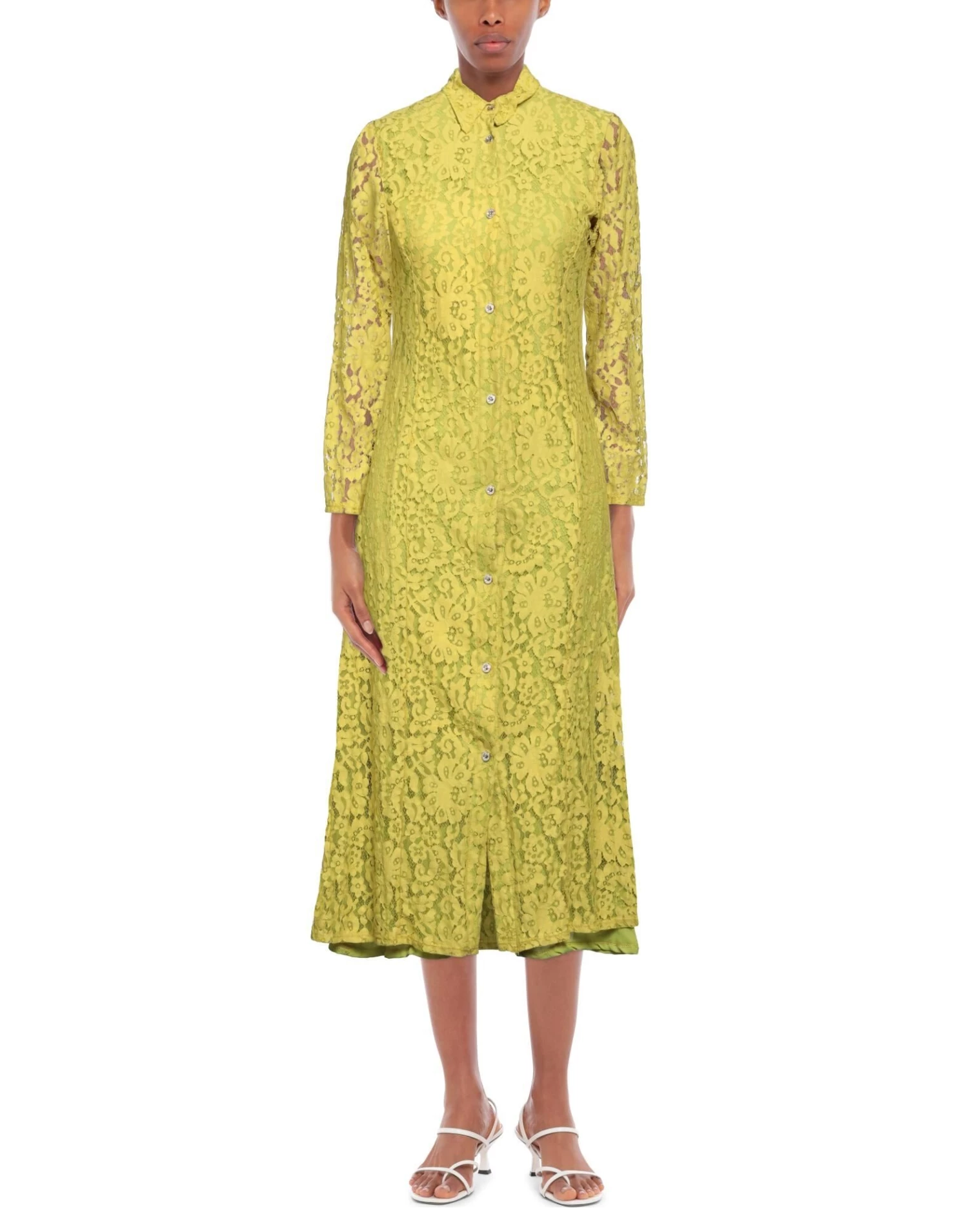 VANESSA SCOTT Midi Dress For Women Green 2 VANESSA SCOTT Midi Dress For Women Green - Image 2