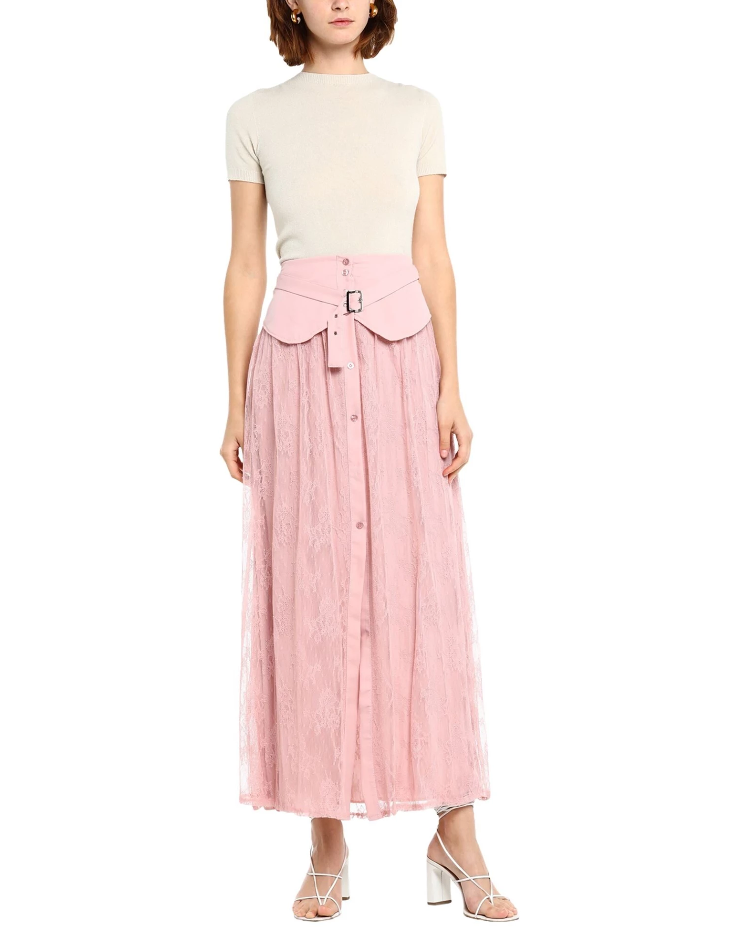 VANESSA SCOTT Maxi Skirts For Women Pink 2 VANESSA SCOTT Maxi Skirts For Women Pink - Image 2